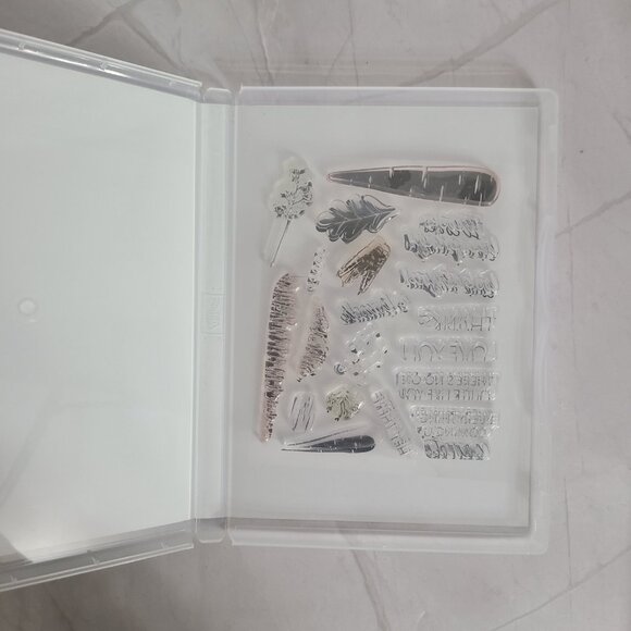 Stampin Up Awesome Otters - Party Puffins - Thanks A Bunch - Lot of 3 Stamp Sets - Picture 5 of 7